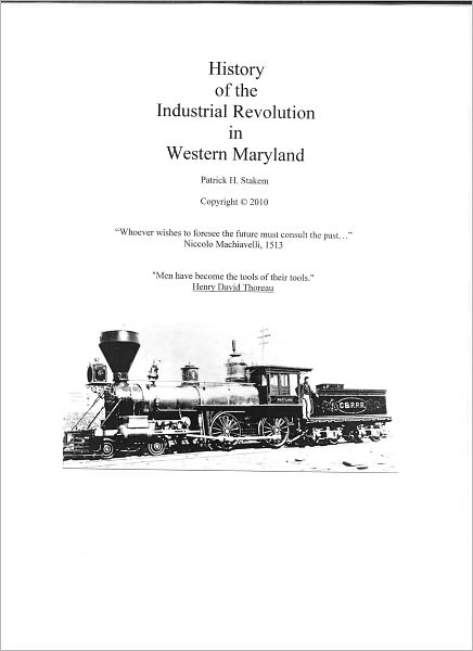 The History of the Industrial Revolution in Western Maryland