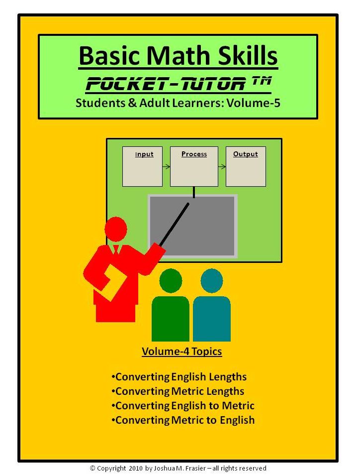 Basic Math Skills Pocket-Tutor Vol-4