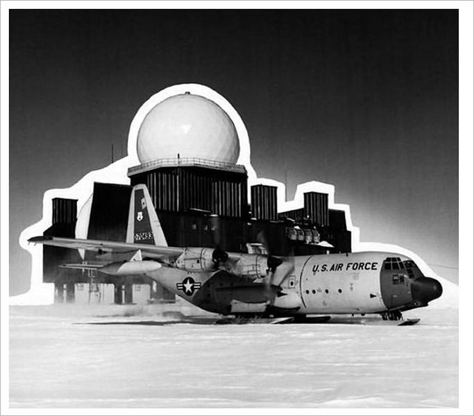 C-130D Support of the Greenland Ice Cap DYE Sites