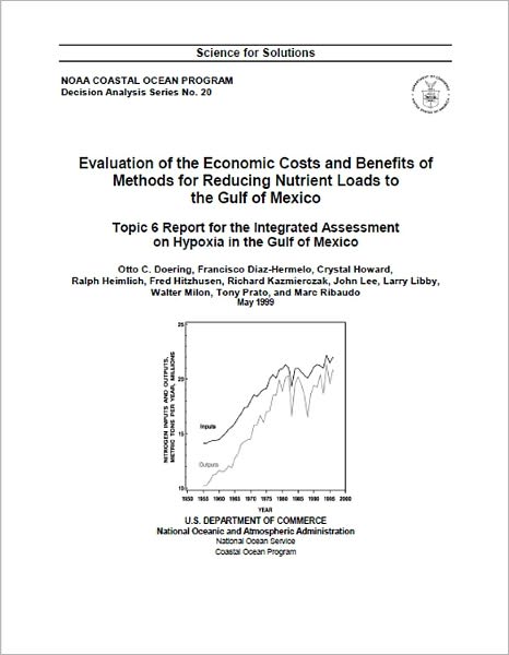 Evaluation of Economic Costs and Benefits of Methods for Reducing Nutrient Loads to the Gulf of Mexico: Topic 6 Report for the Integrated Assessment on Hypoxia in the Gulf of Mexico