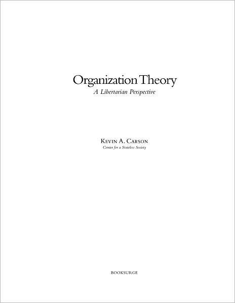 Organization THeory