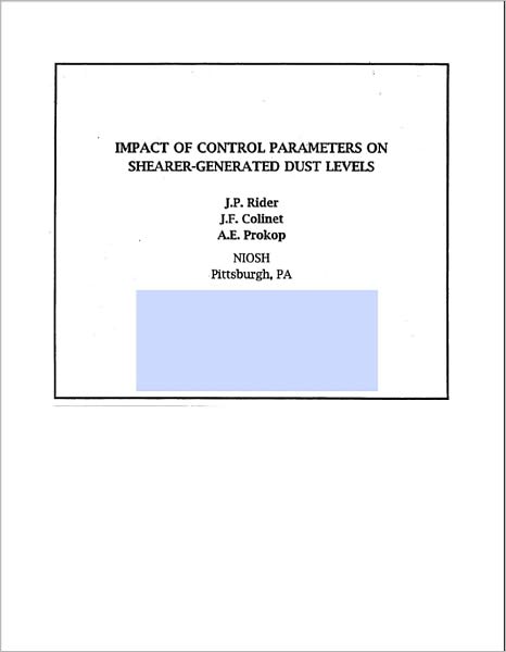 Impact of Control Parameters on Shearer-Generated Dust Levels