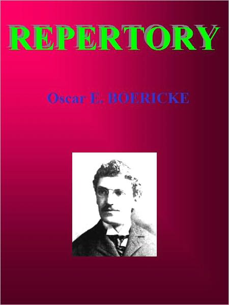 REPERTORY: Homeopathy
