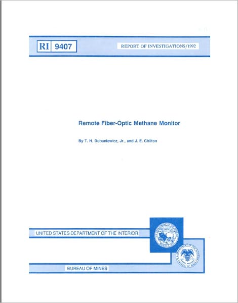 Remote Fiber-Optic Methane Monitor