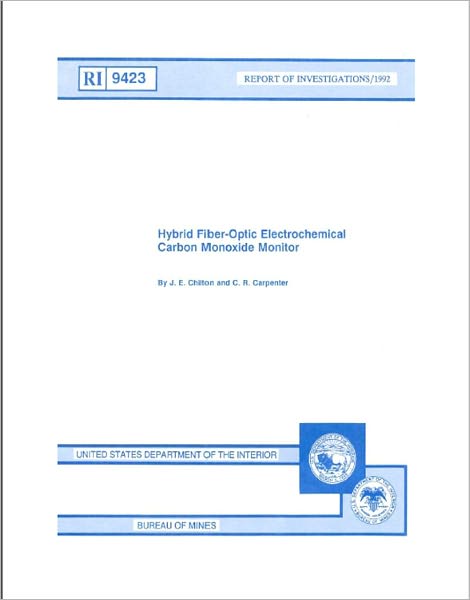 Hybrid Fiber-Optic Electrochemical Carbon Monoxide Monitor