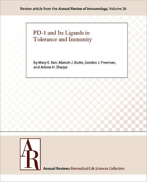 PD-1 and Its Ligands in Tolerance and Immunity