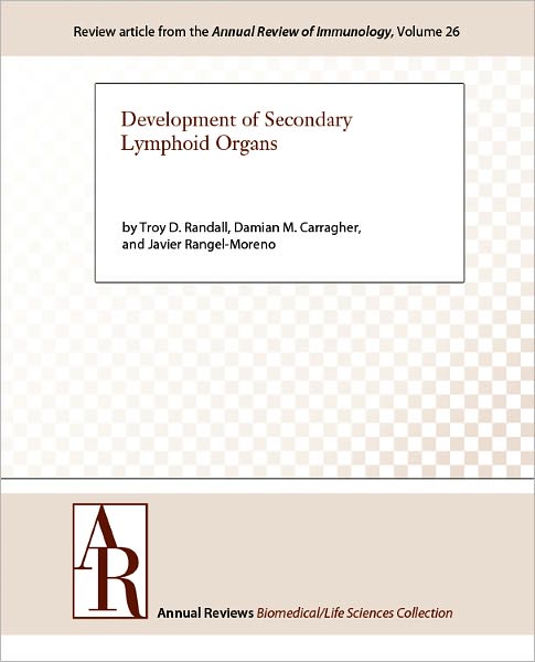 Development of Secondary Lymphoid Organs