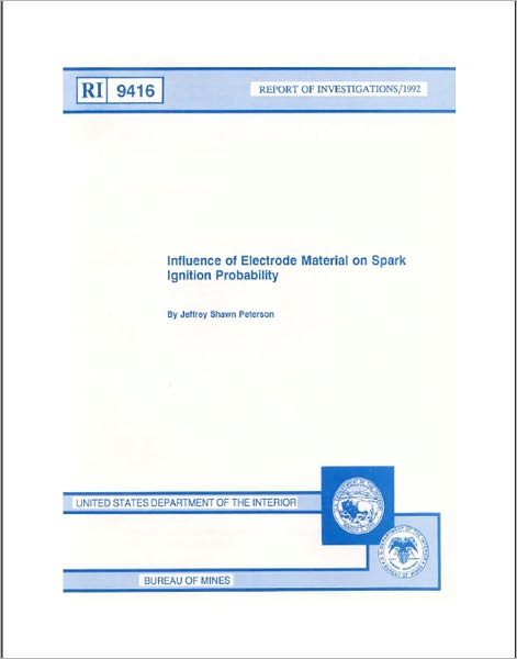 Influence of Electrode Material on Spark Ignition Probability