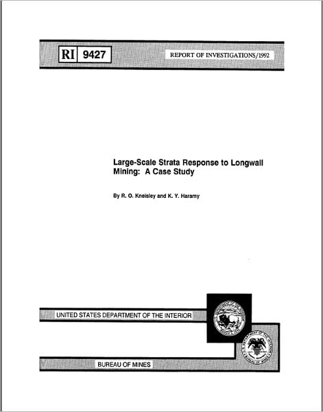 Large-Scale Strata Response to Longwall Mining: A Case Study