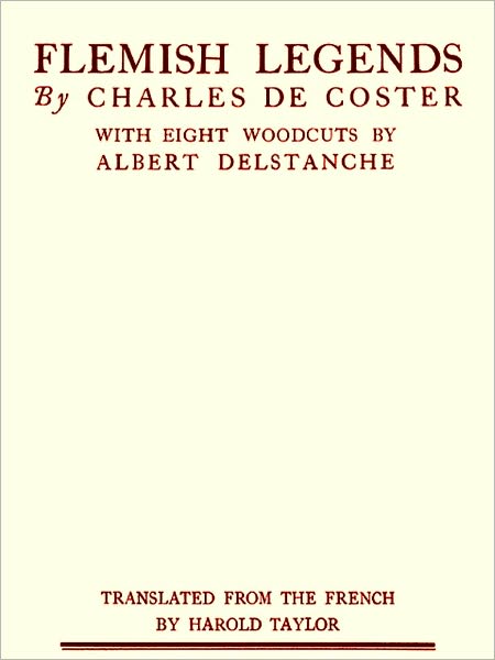 Flemish Legends [Illustrated]