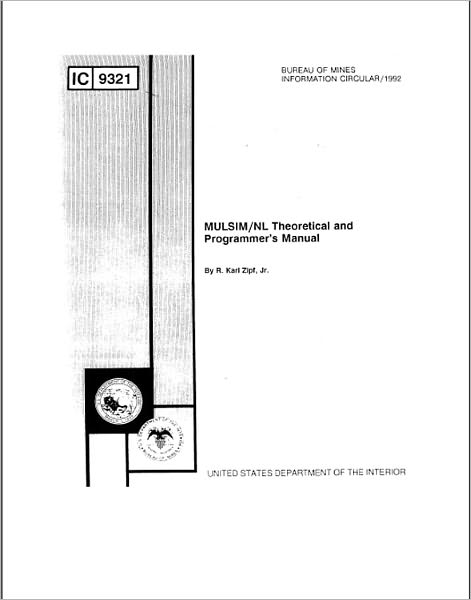 MULSIM/NL Theoretical and Programmer's Manual