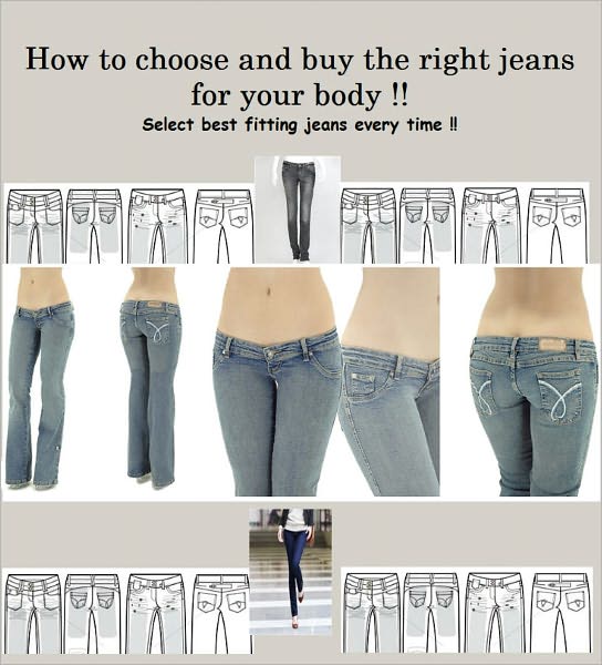 Blue Jeans - How to choose and buy the right jeans for Women's Wear Daily and Select best fitting jeans every time!!