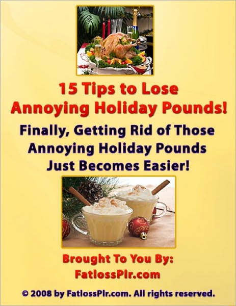 15 Tips to Lose Annoying Holiday Pounds