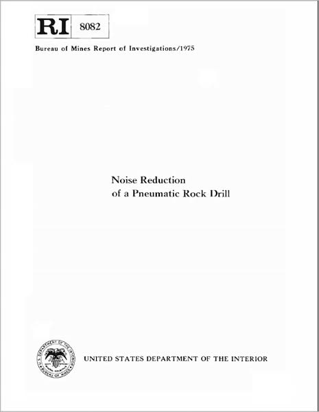 Noise Reduction of a Pneumatic Rock Drill