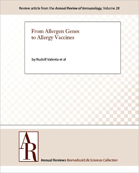 From Allergen Genes to Allergy Vaccines