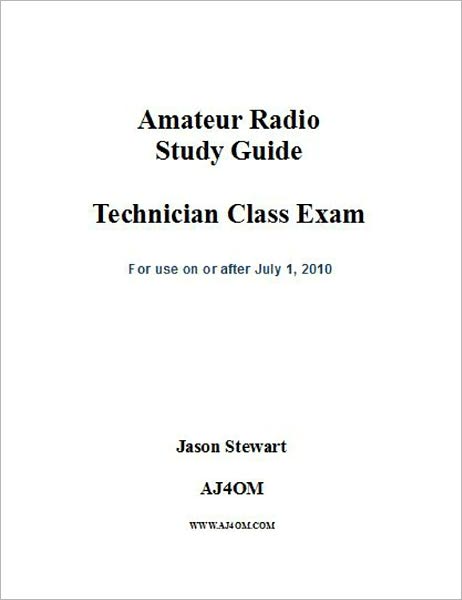 Amateur Radio Study Guide Technician Class Exam