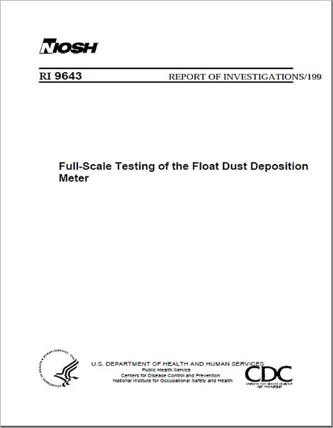 Full-Scale Testing Of The Float Dust Deposition Meter