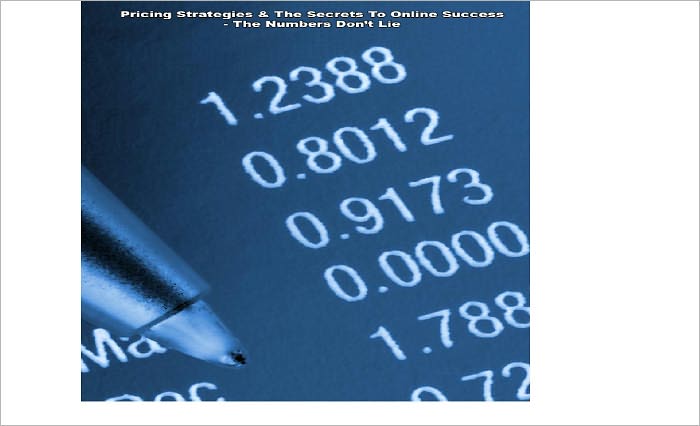 Pricing Strategies & The Secrets To Online Success,The Numbers Don't Lie