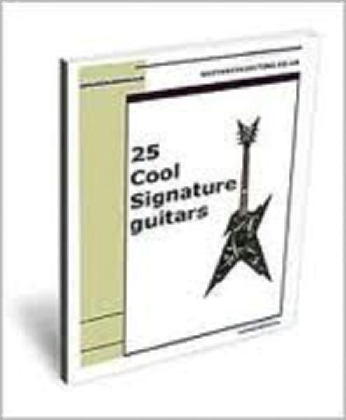 25 COOL SIGNATURE GUITARS