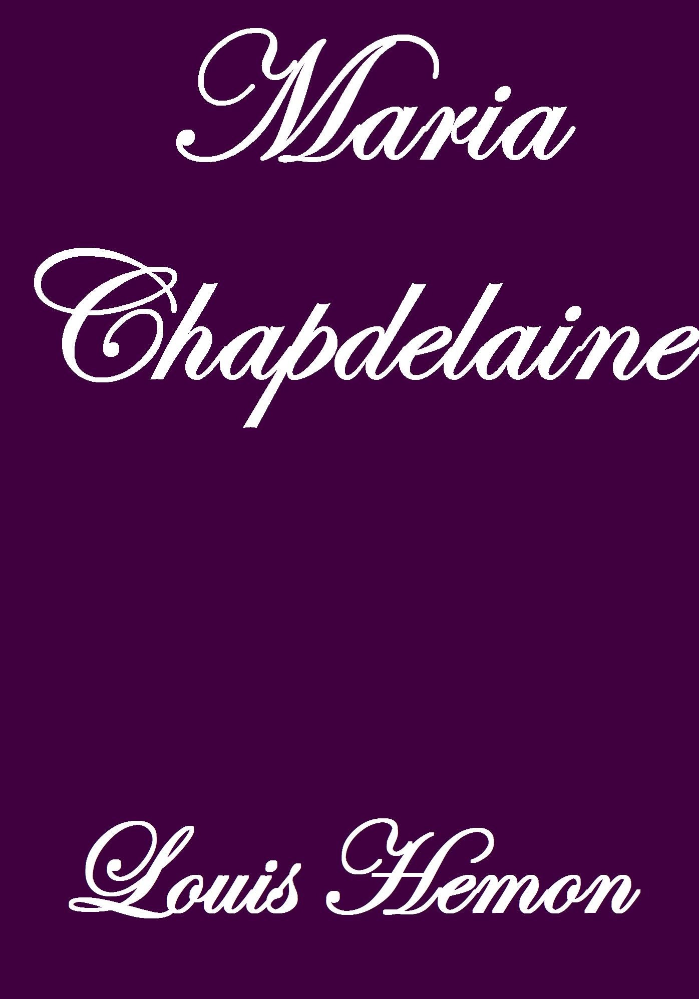MARIA CHAPDELAINE