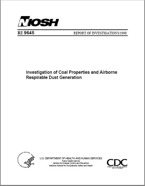 Investigation of Coal Properties and Airborne Respirable Dust Generation