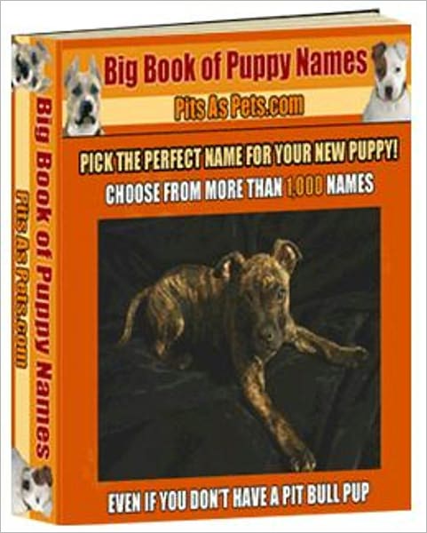 The Big Book of Puppy Names - Pick the Perfect Name for Your New Sweet Puppy!
