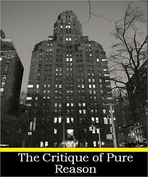 The Critique of Pure Reason