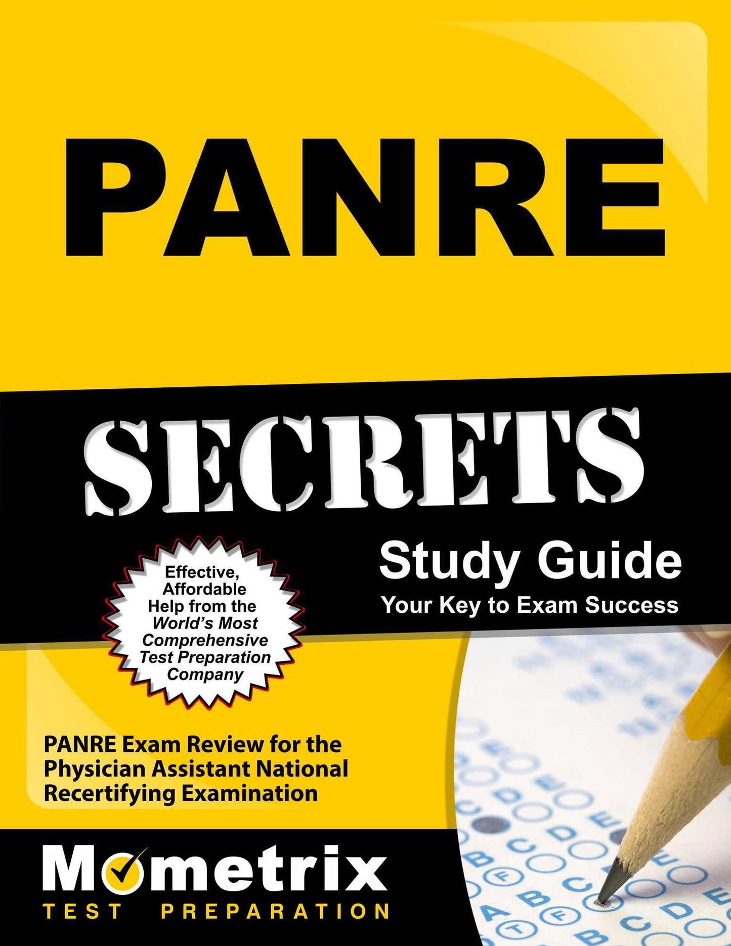PANRE Secrets Study Guide: PANRE Exam Review for the Physician Assistant National Recertifying Examination