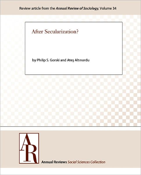 After Secularization?