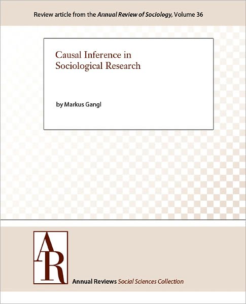 Causal Inference in Sociological Research