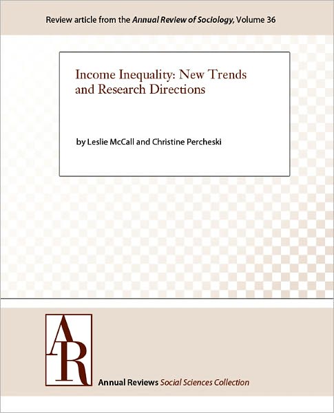 Income Inequality: New Trends and Research Directions