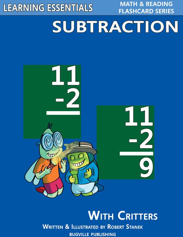 Subtraction Flash Cards: Subtraction Facts for Kindergarten, Grade 1, Grade 2 (Learning Essentials Math & Reading Flashcard Series)