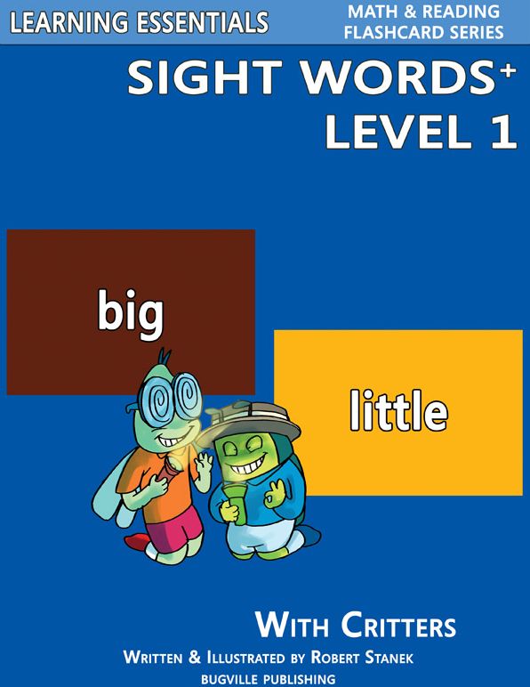 Sight Words Plus Level 1: Sight Words Flash Cards with Critters for Pre-Kindergarten & Up (Learning Essentials Math & Reading Flashcard Series)