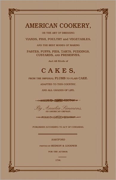 American Cookery, SPECIAL COPYRIGHTED COLLECTORS EDITION