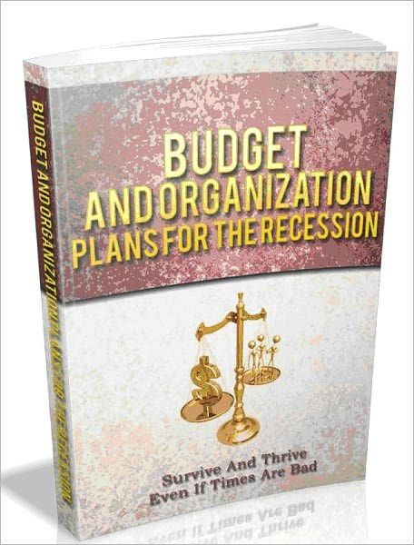 Budget And Organization Plans For The Recession - Survive And Thrive Even If Times Are Bad -AAA+++(Brand New)
