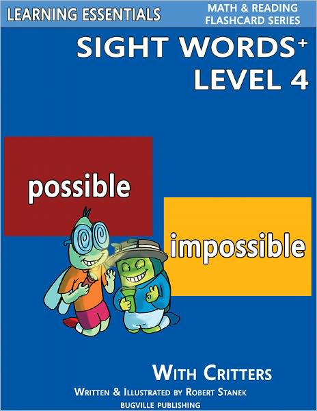 Sight Words Plus Level 4: Sight Words Flash Cards with Critters for Grade 2, Grade 3 & Up (Learning Essentials Math & Reading Flashcard Series)