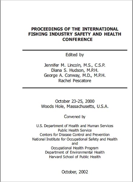 Proceedings of the International Fishing Industry Safety and Health Conference