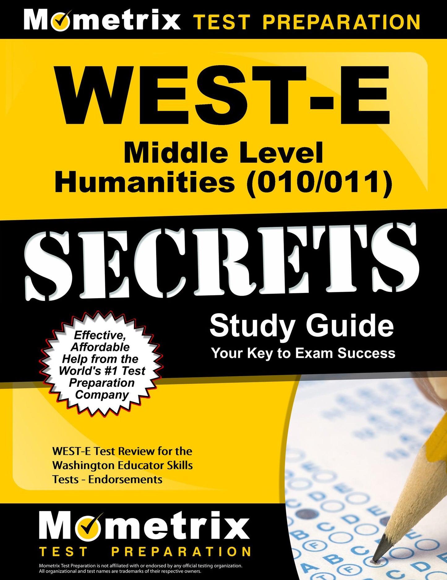WEST-E Middle Level Humanities (010/011) Secrets Study Guide: WEST-E Test Review for the Washington Educator Skills Tests-Endorsements