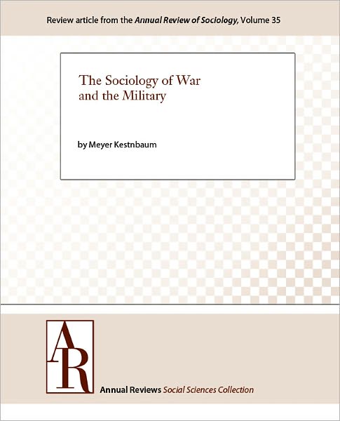 The Sociology of War and the Military
