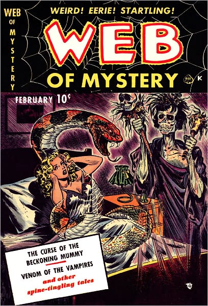 Web of Mystery Number 1 Horror Comic Book