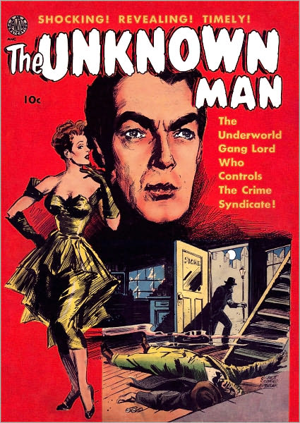 Unknown Man Crime Comic Book
