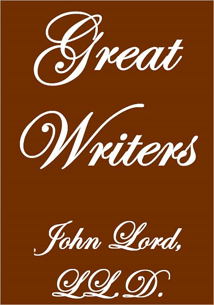 GREAT WRITERS