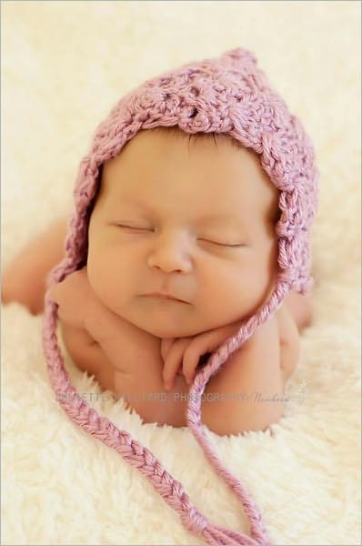 lace pixie bonnet
