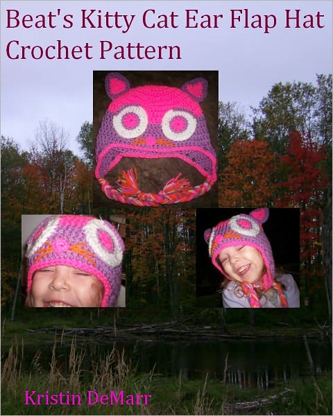 Beat's Kitty Cat Ear Flap Hat Crochet Pattern