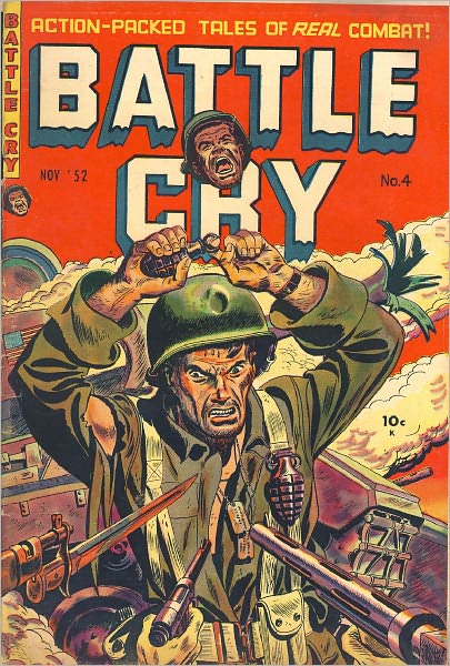 Battle Cry Number 4 War Comic Book