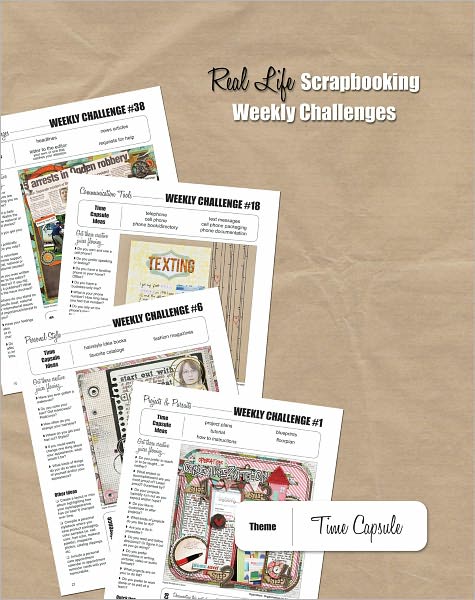 Real Life Scrapbooking Weekly Challenges: Time Capsule