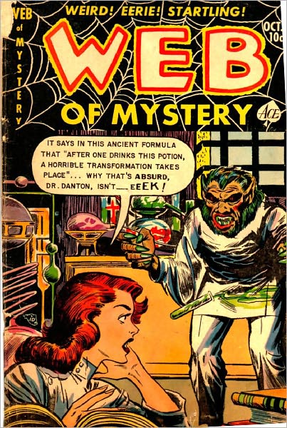 Web of Mystery Number 14 Horror Comic Book
