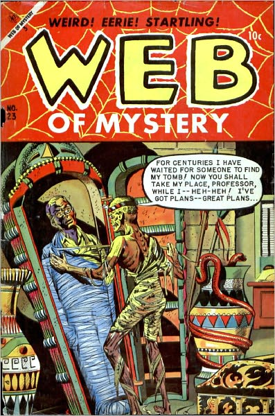 Web Of Mystery Number 23 Horror Comic Book