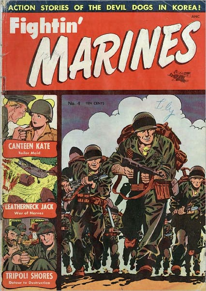 Fighting Marines Number 4 War Comic Book