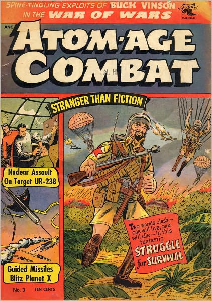 Atom Age Combat Number 3 War Comic Book